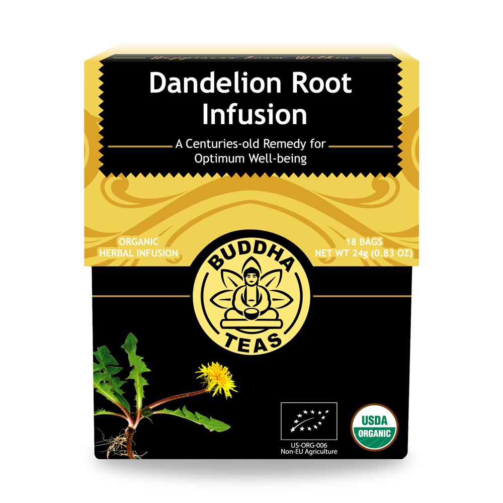 Organic Dandelion Root Tea (18 tea bags)