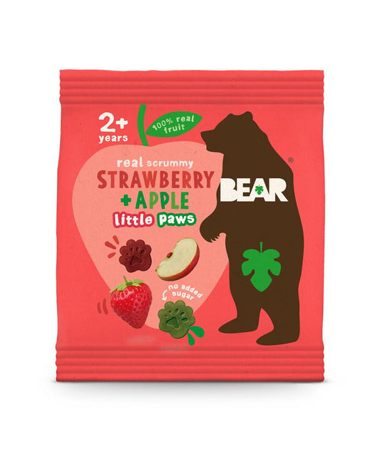 BEAR_Paws Strawberry & Apple 20g-Pack of 18