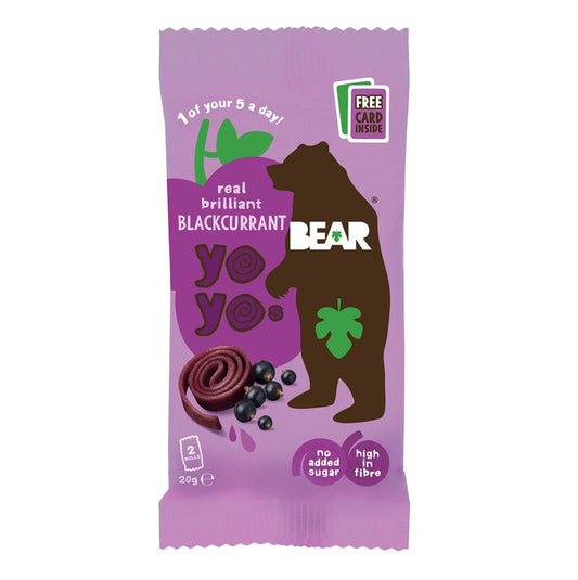 BEAR_Blackcurrant Yoyo 20g-pack of 18