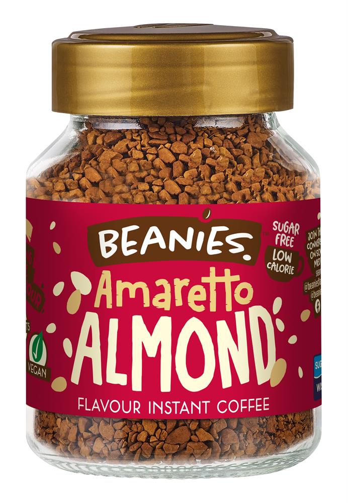 Beanies Coffee_Beanies Amaretto Flavour Instant Coffee 50g-pack of 2