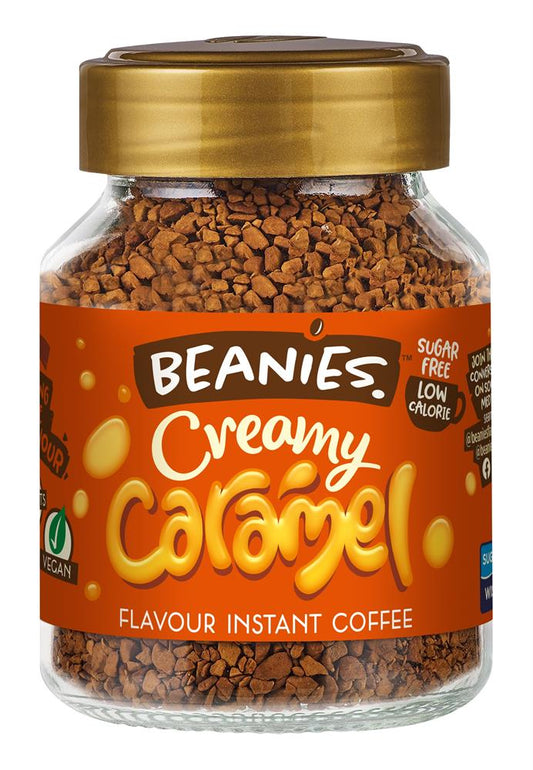 Beanies Coffee_Beanies Creamy Caramel Flavour Instant Coffee 50g-pack of 2