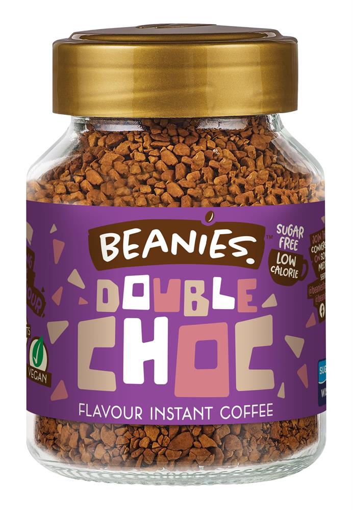 Beanies Coffee_Beanies Double Chocolate Flavour Instant Coffee 50g-pack of 2