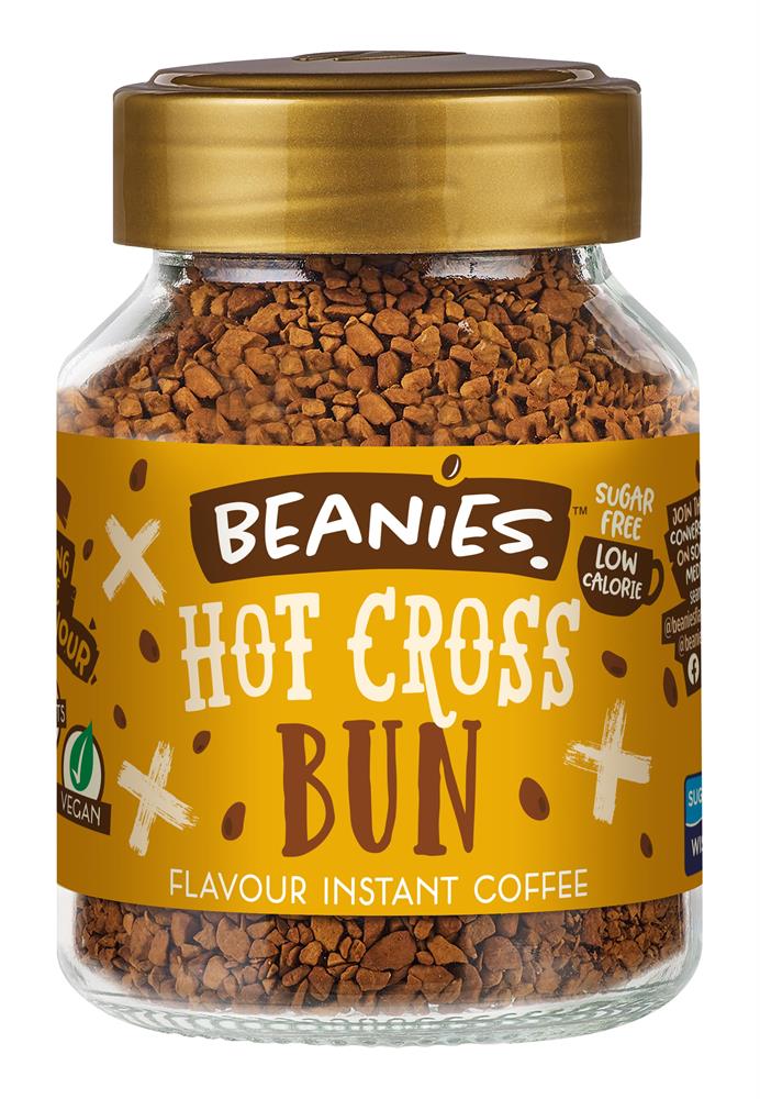Beanies Coffee_Beanies Hot Cross Bun Flavour Instant Coffee 50g