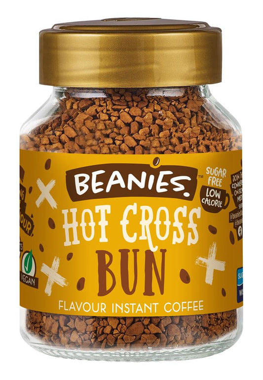Beanies Coffee_Beanies Hot Cross Bun Flavour Instant Coffee 50g