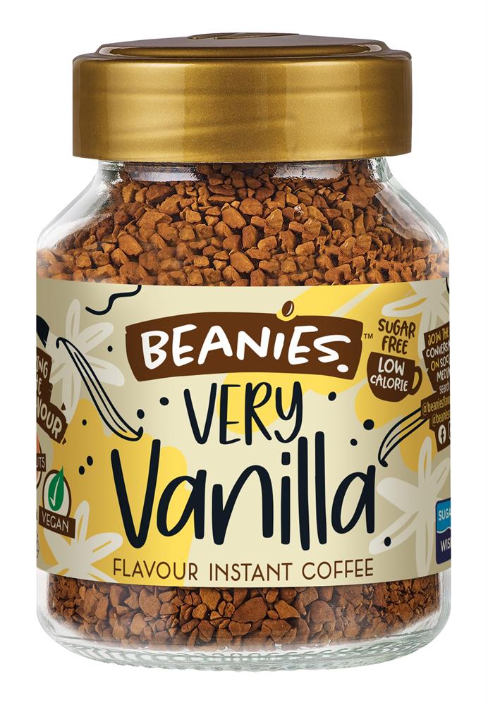 Beanies Coffee_Beanies Vanilla Flavour Instant Coffee 50g-pack of 2