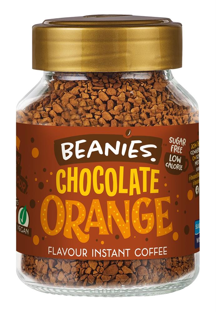 Beanies Coffee_Beanies Chocolate Orange Flavour Instant Coffee 50g-pack of 2