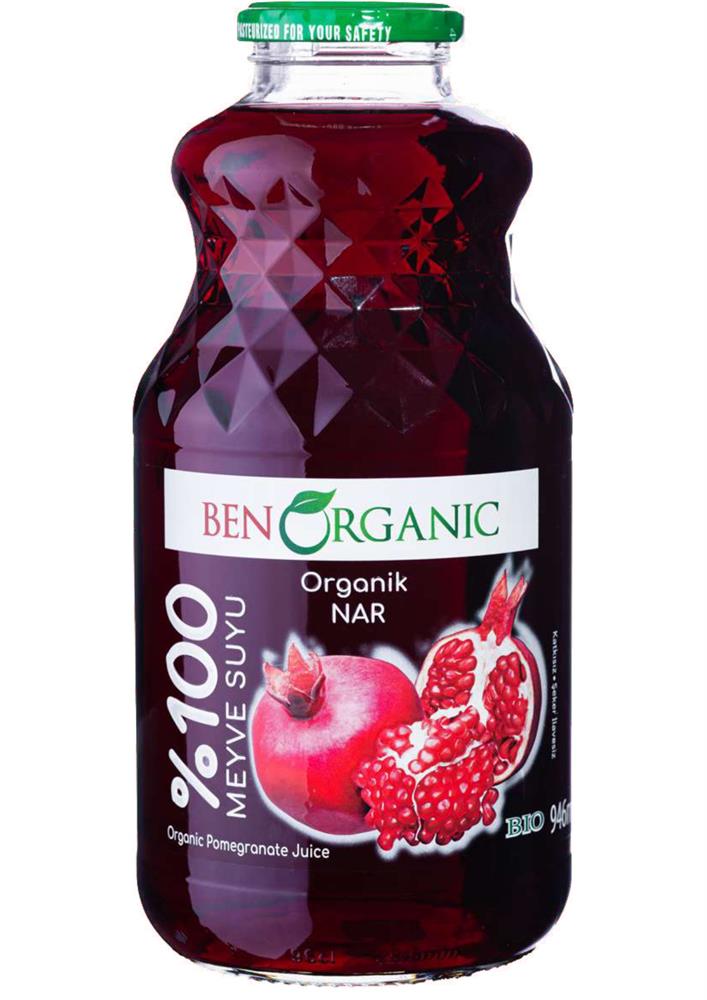 Ben Organic_100% Organic Pomegranate Juice 946ml-pack of 2