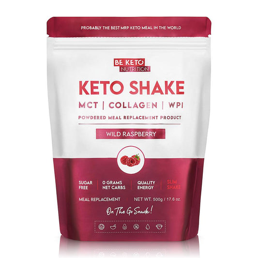 BeKeto_- Diet Keto Shake Wild Raspberry 500g
