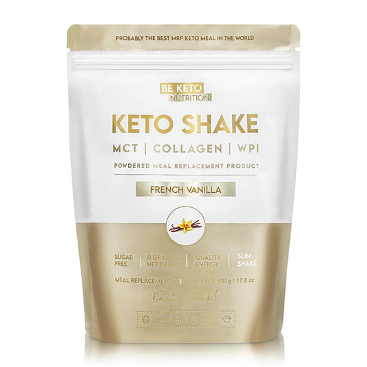 BeKeto_- Diet Keto Shake French Vanilla 500g