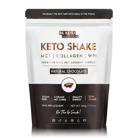 BeKeto_- Diet Keto Shake Natural Chocolate 500g