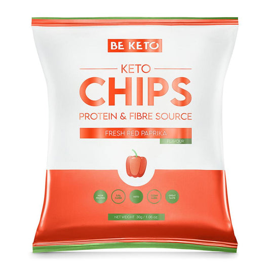 BeKeto_- Keto Chips - Fresh Red Paprika 30g-pack of 5