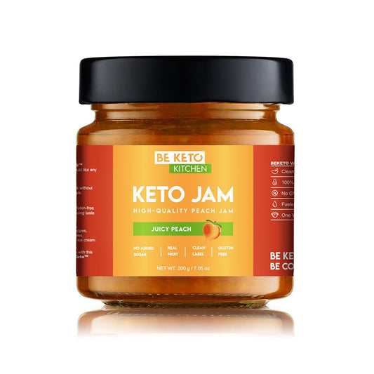 BeKeto_Keto Jam Juicy Peach 200g
