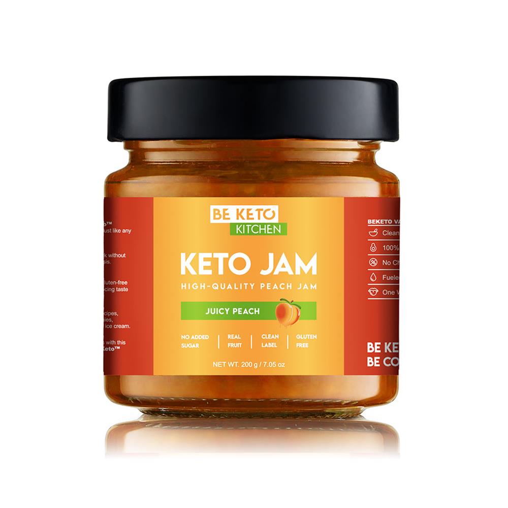 BeKeto_Keto Jam Juicy Peach 200g