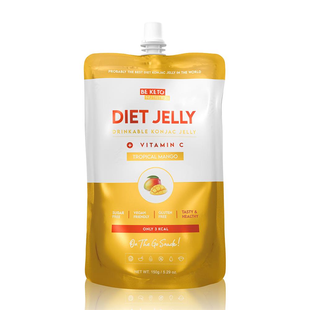 BeKeto_- Diet Jelly Konjac Tropical Mango 150g