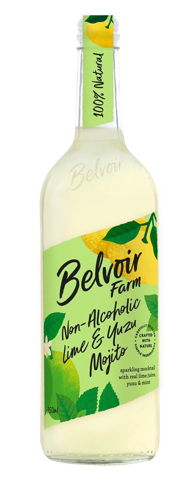 Belvoir_Farm Non-Alcoholic Lime & Yuzu Mojito 750ml-pack of 2