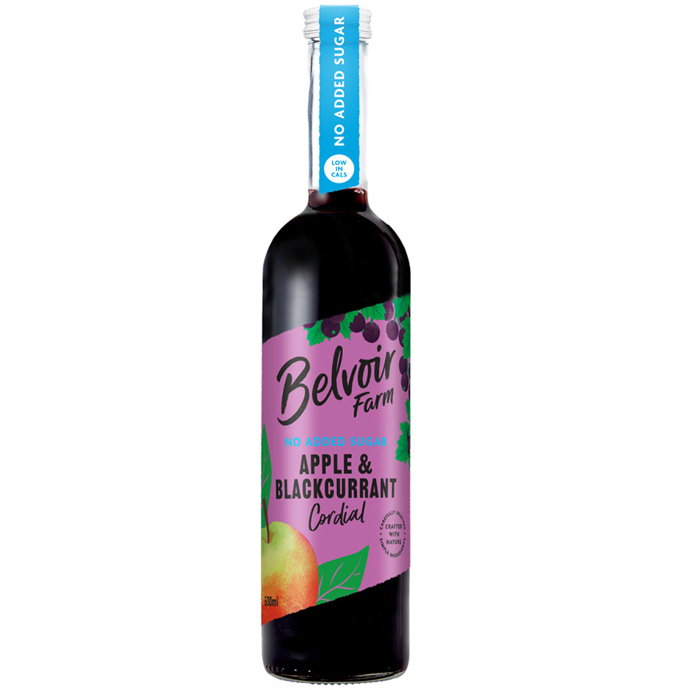 No Added Sugar Apple & Blackcurrant Cordial 500ml
