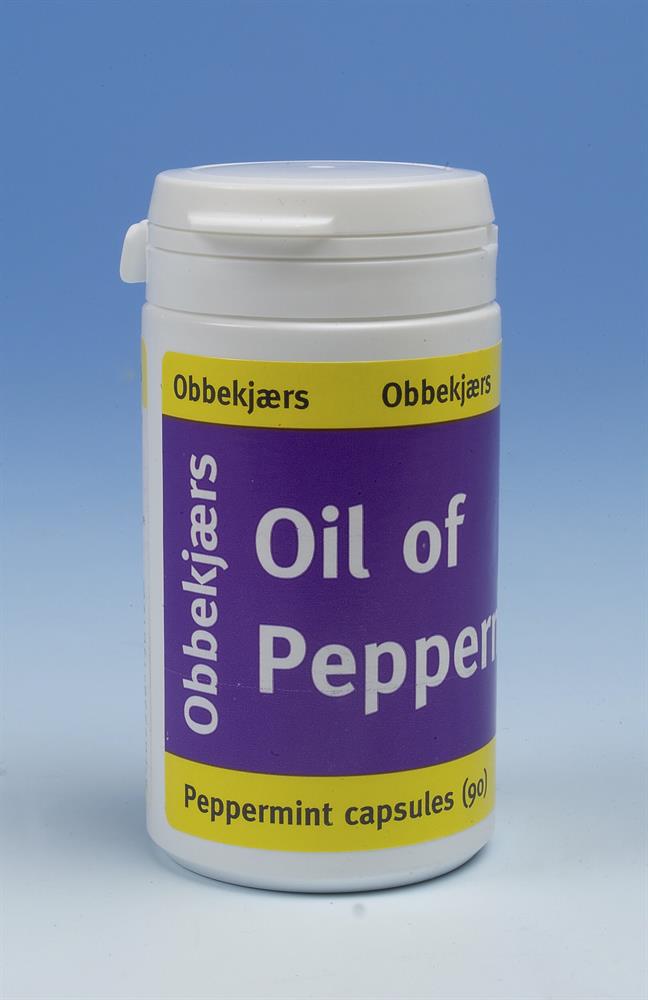 Obbekjaers_Oil Of Peppermint 90 caps