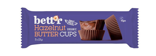 Bettr_Nut Butter Cups with Hazelnut 39g-Pack of 12