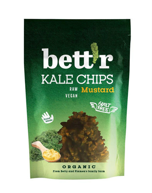 Bettr_Kale Chips with Mustard and Onion 30g-Pack of 2