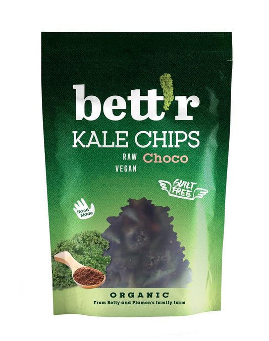 Bettr_Kale Chips with Chocolate and Almond 30g-Pack of 2