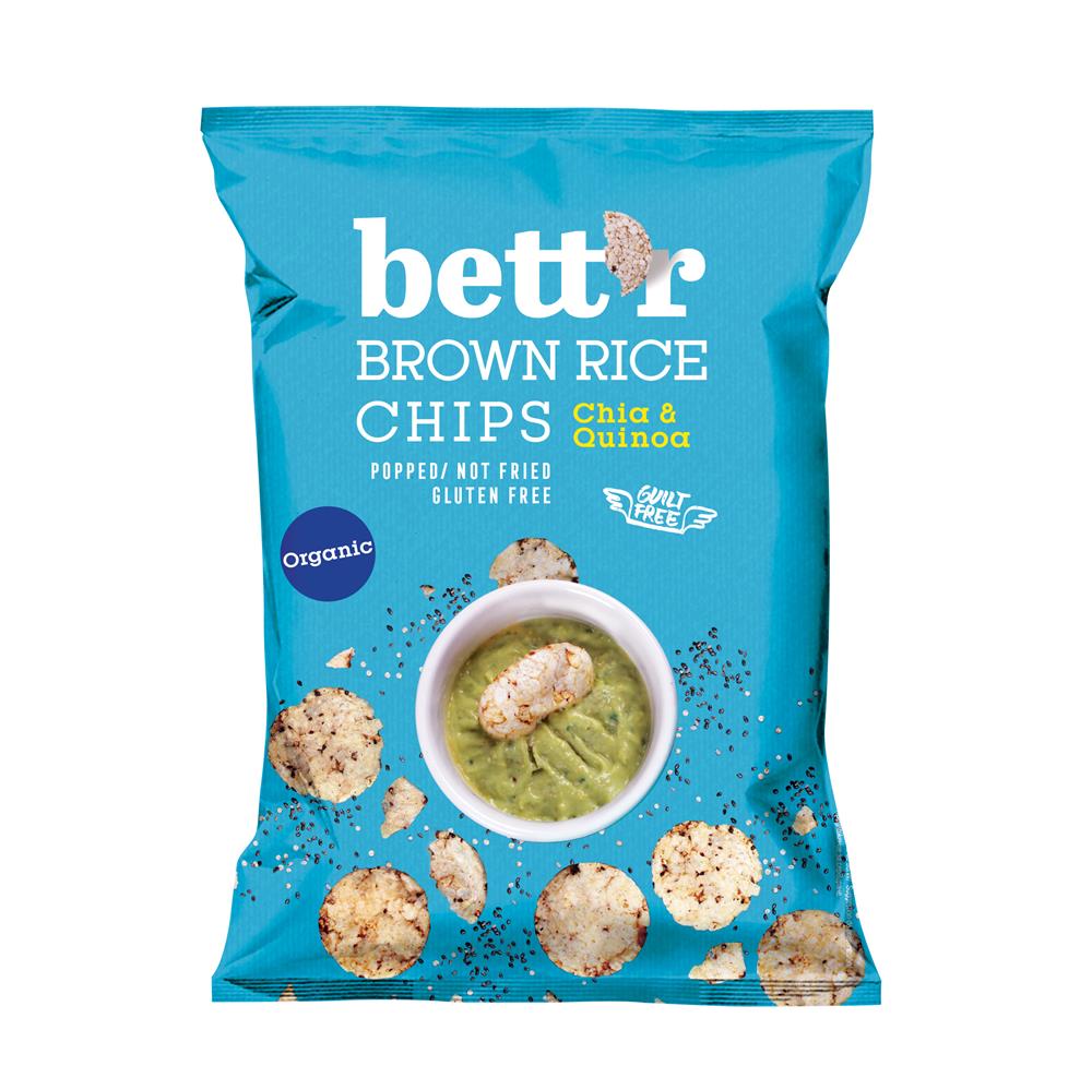 Bettr_Rice Chips with Chia and Quinoa 60g-Pack of 4