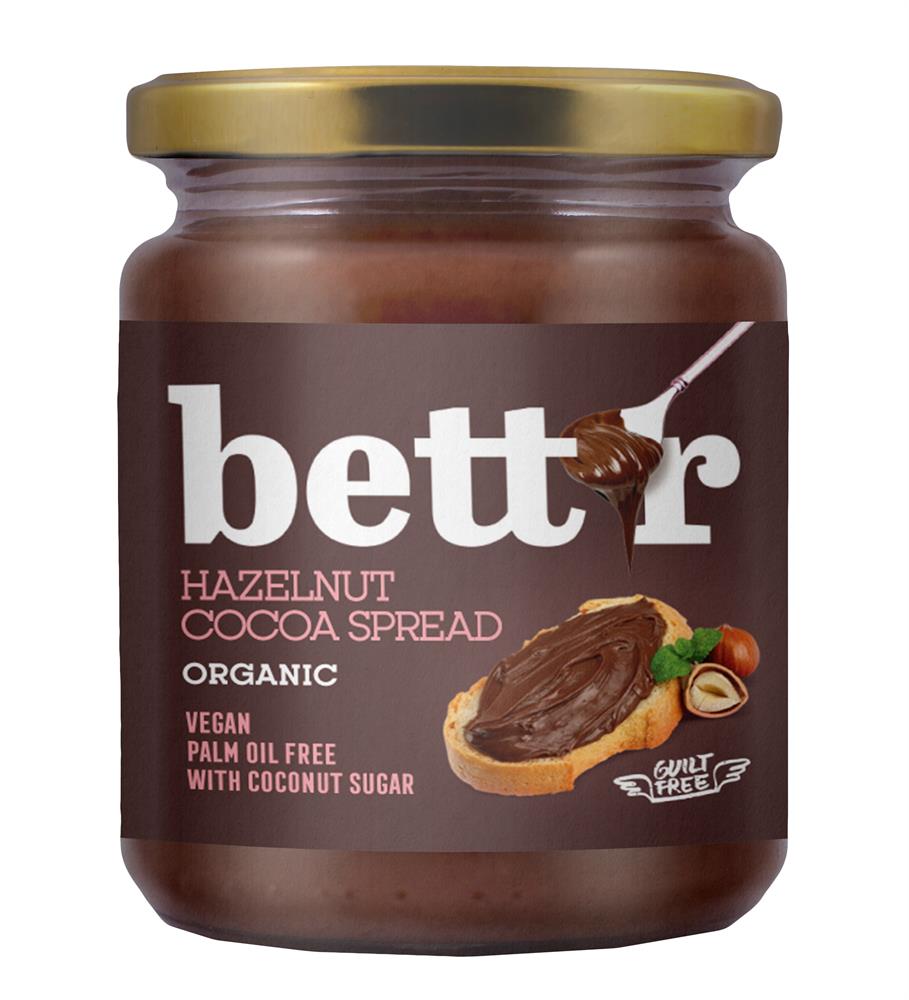 Bettr_Organic Hazelnut Cocoa Spread 250g
