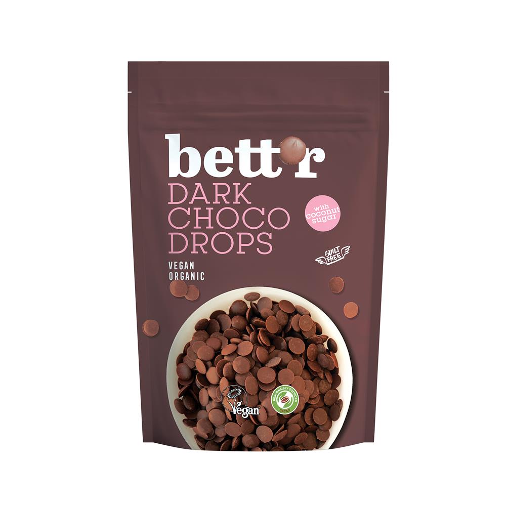 Bettr_Vegan Dark Choco Drops 200g