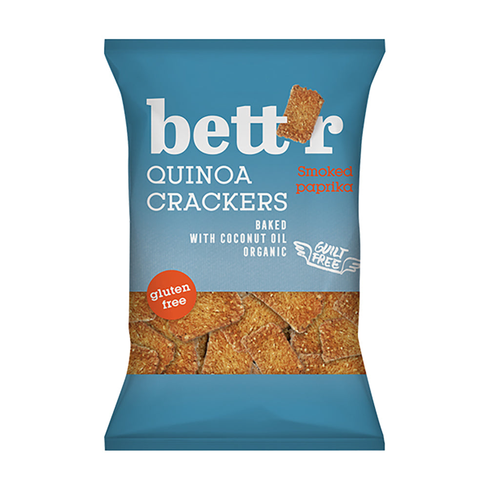 Bettr_Quinoa Crackers Smoked Paprika 100g-pack of 6