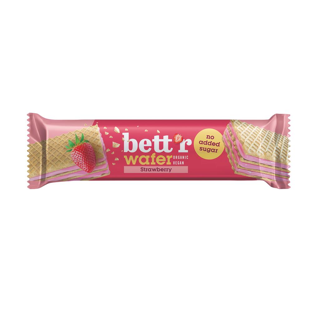 Bettr_Organic No Added Sugar Strawberry and Cashew Wafer 30g-pack of 5