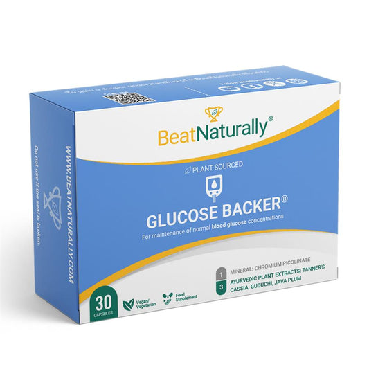 Glucose Backer - Blood Sugar Maintenance - 30 Capsules