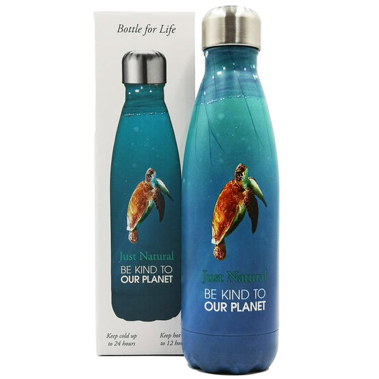 Just Natural BFL_Stainless Steel Drinks Bottle 500ml - Turtle