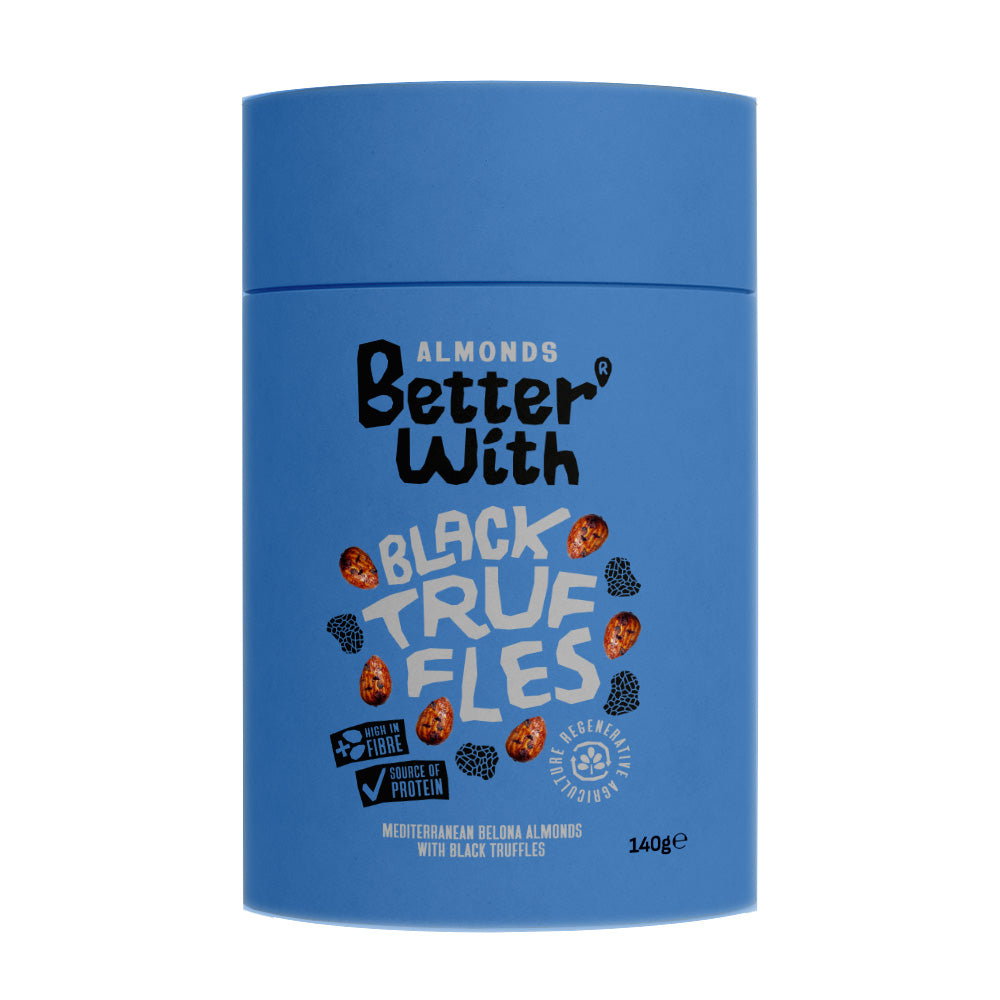 Better With_Black Truffle Almonds Tube 140g-pack of 8