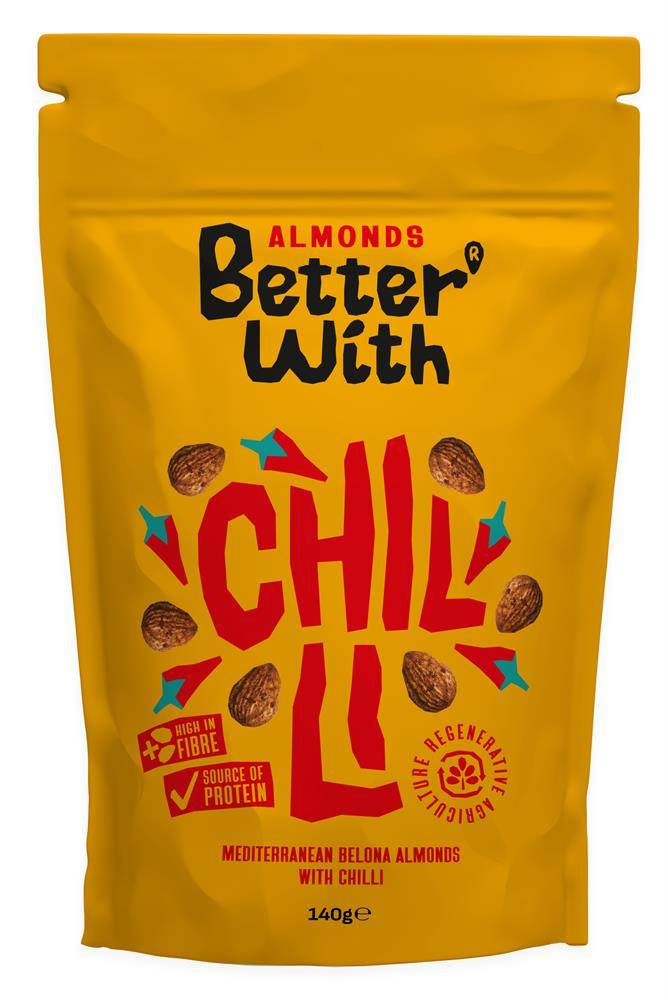 Better With_Chilli Almonds 140g-pack of 8