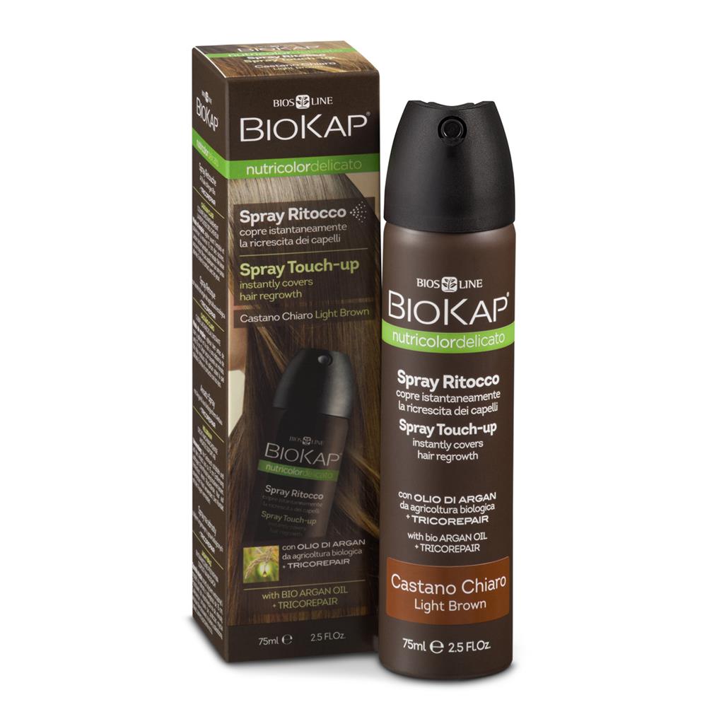 BioKap_Light Brown Root Touch Up Spray 75ml