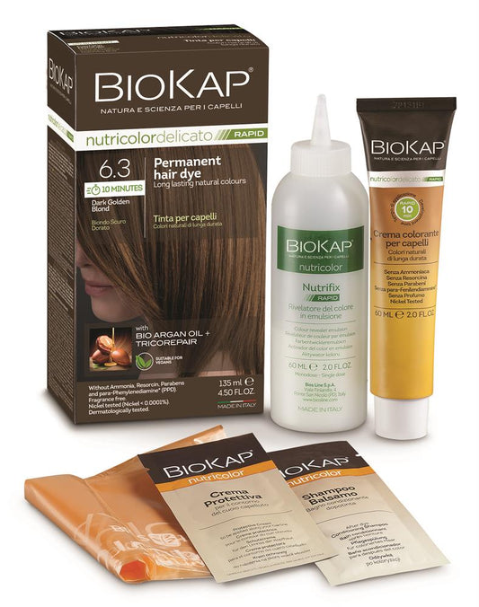 BioKap_Dark Golden Blond 6.3 Hair Dye 135 ml