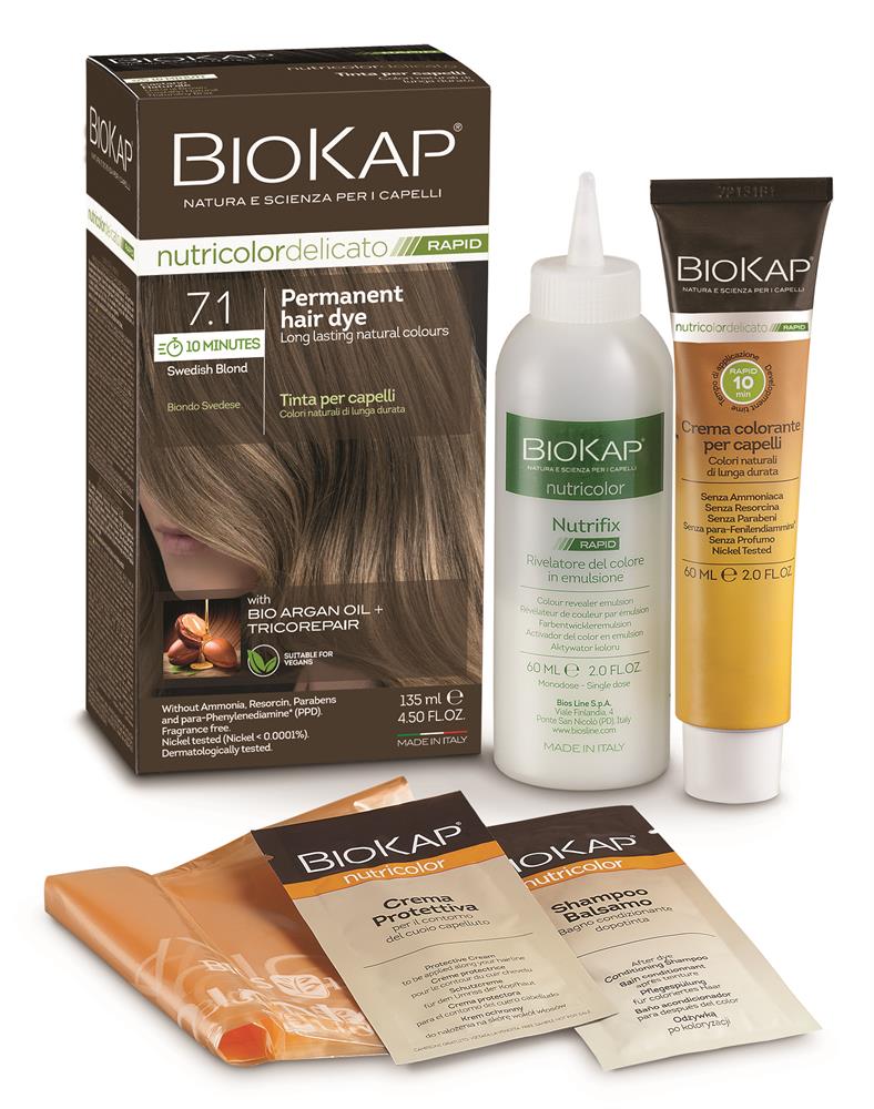 BioKap_Swedish Blond 7.1 Hair Dye 135 ml