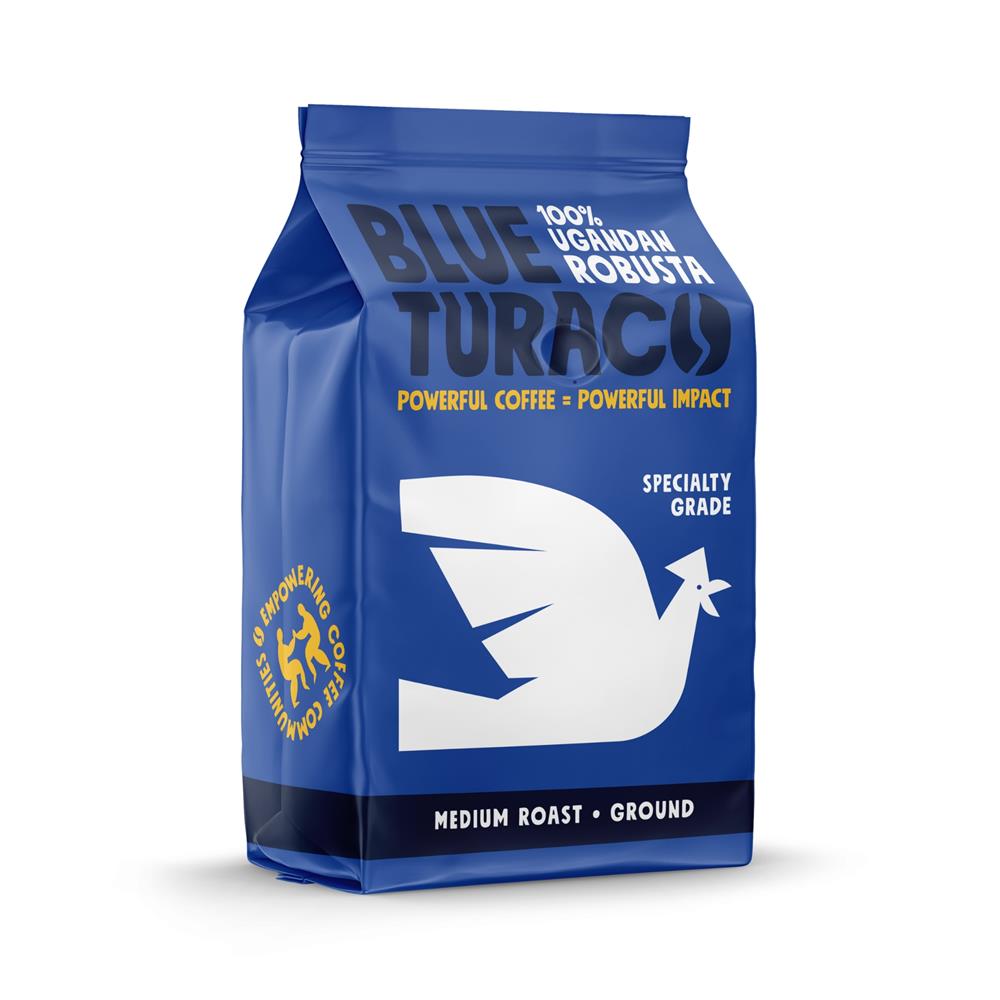 Blue Turaco_100% Specialty Ugandan Robusta Ground Coffee 227g