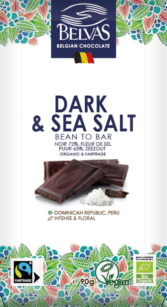 Belvas_Tablet Dark & Sea Salt Rep Dom and Peru 90g