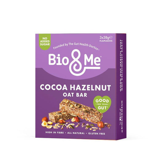 Bio&Me_Cocoa & Hazelnut Oat Bar Multipack 3 x 38g-pack of 2