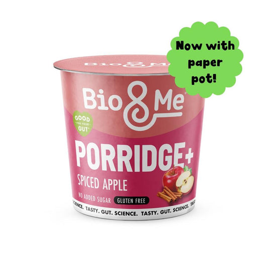 Bio&Me_Spiced Apple Gut-Loving Gluten Free Porridge Pot 58g-Pack of 4
