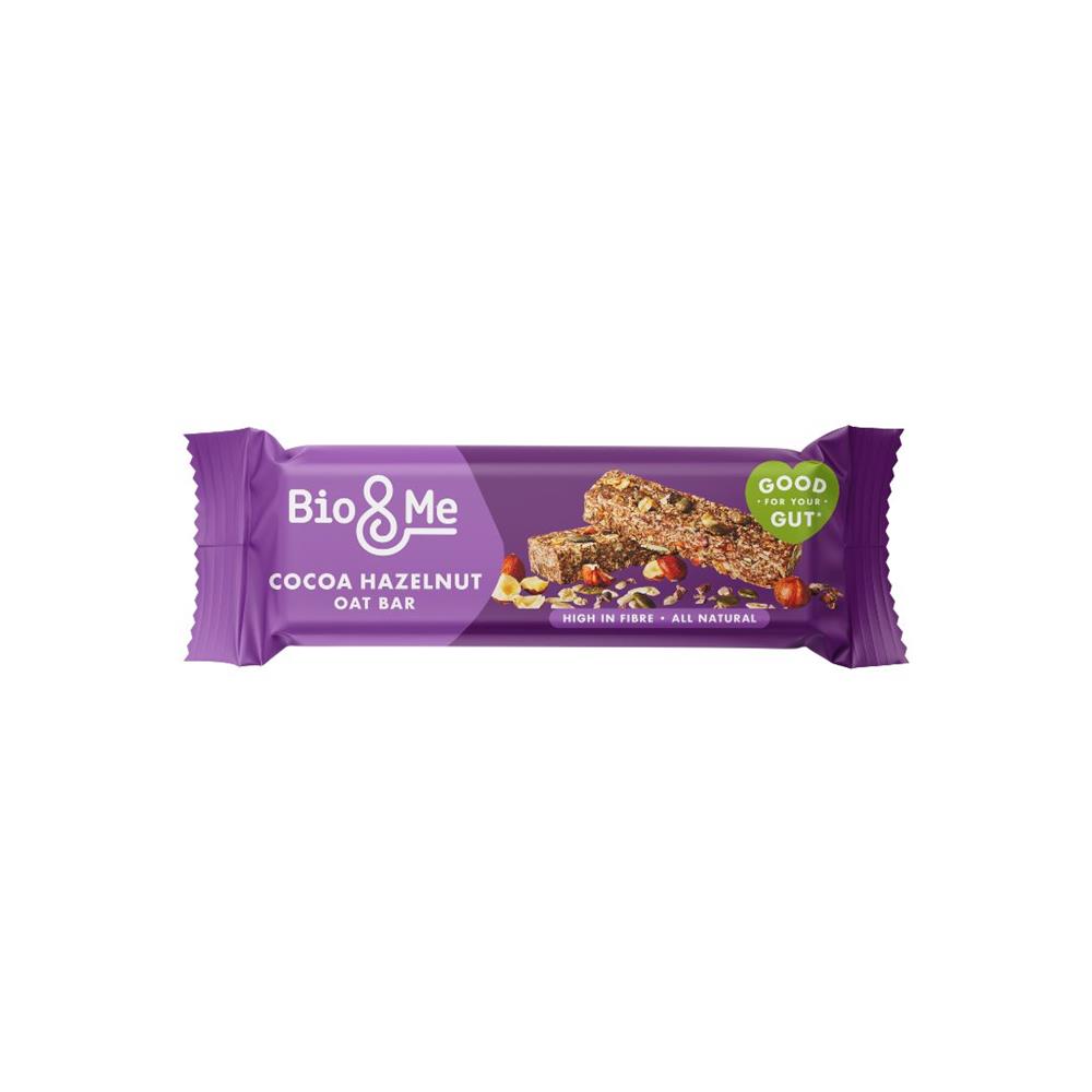 Bio&Me_Cocoa & Hazelnut Gut-Loving Oat Bar 38g-pack of 6
