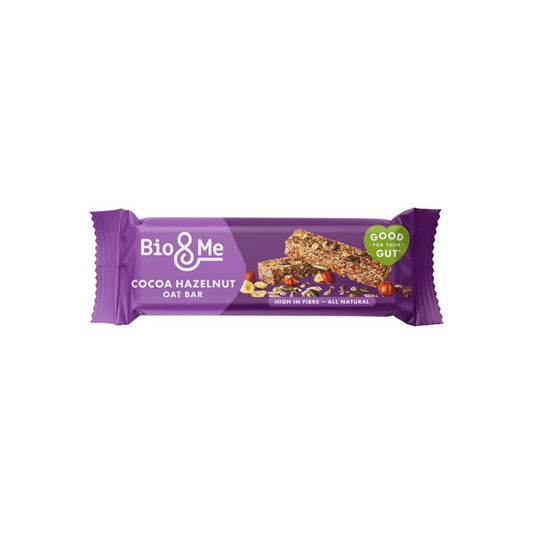 Bio&Me_Cocoa & Hazelnut Gut-Loving Oat Bar 38g-pack of 6