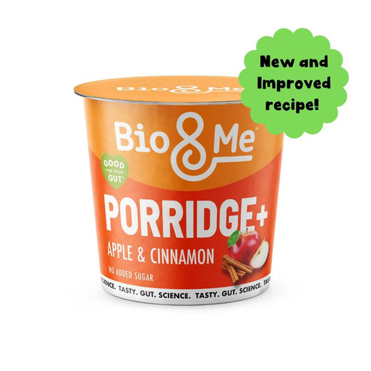 Bio&Me_Apple & Cinnamon Gut Loving Porridge Pot 65g-Pack of 4