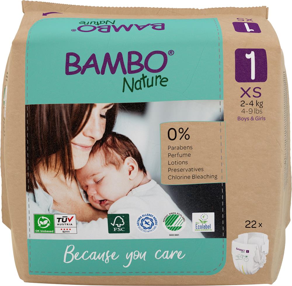 Bambo Nature_Eco-Nappy Size 1 - 22 Nappies