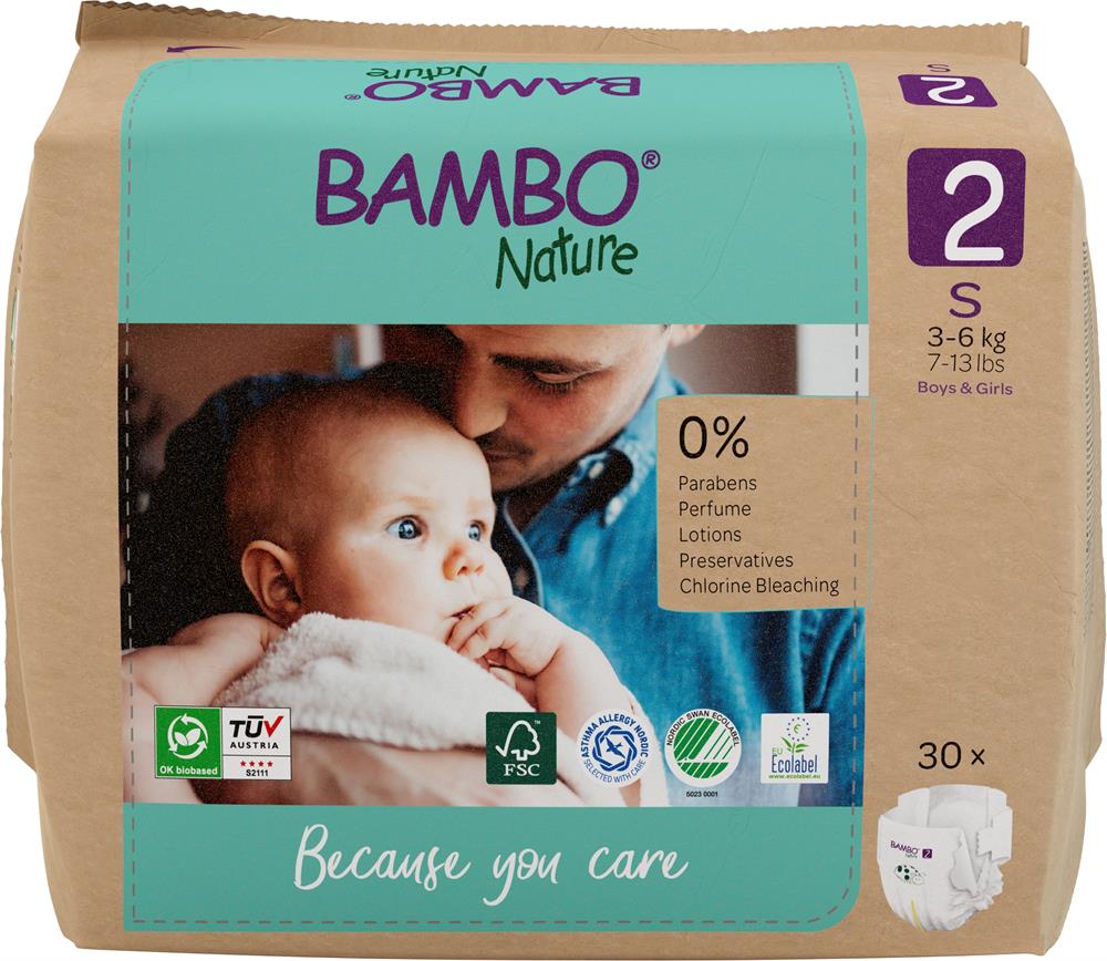 Bambo Nature_Eco-Nappy Size 2 - 30 Nappies