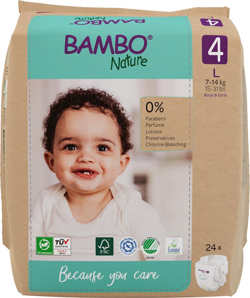 Bambo Nature_Eco-Nappy Size 4 - 24 Nappies