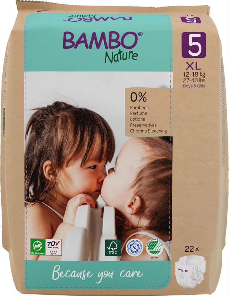 Bambo Nature_Eco-Nappy Size 5 - 22 Nappies