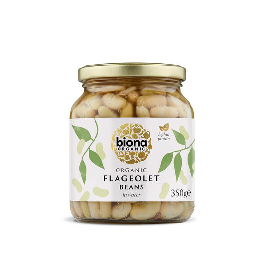 Biona_Organic Flageolet Beans - in Glass Jars 350g
