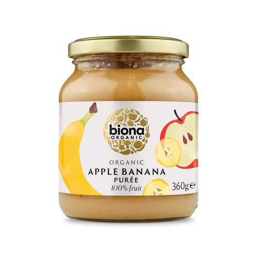 Biona_Organic Apple & Banana Puree -No added sugar 360g