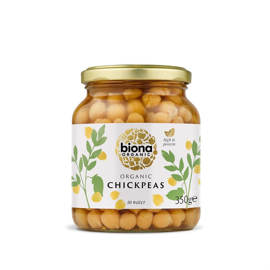 Biona_Organic Chick Peas -in Glass jars 350g